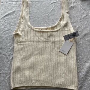 Wilfred knitted tank sweater. Women’s medium.  Tags still on